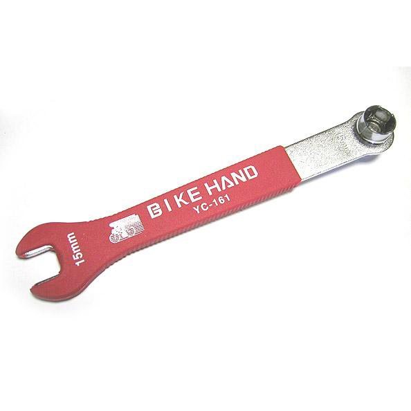 Ключ педальный BikeHand  YC-161. с головкой для гаек задней втулки