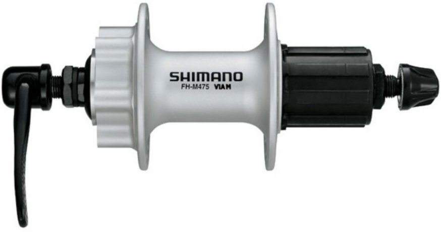 Втулка задняя Shiamno FH-M475L QR 32H 8/9/10-ск. OLD:135MM ось:146MM QR:170MM под диск  (6 BOLT)